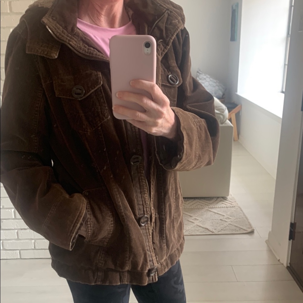 Cozy Brown Corduroy Jacket